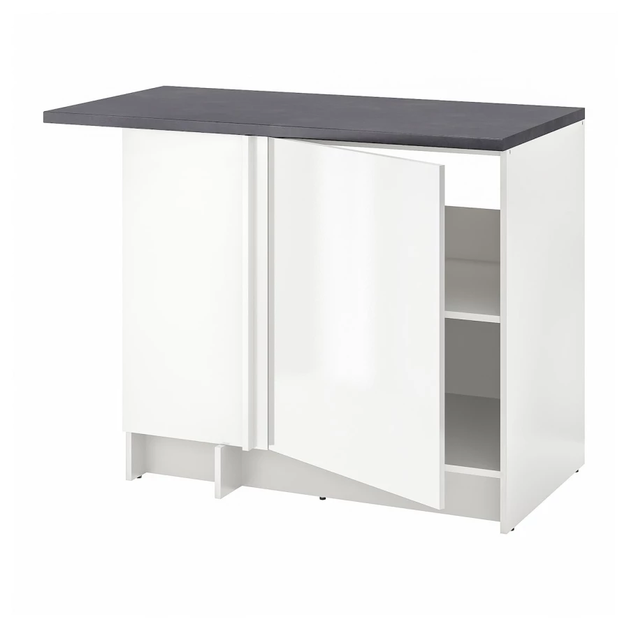 Шкаф для хранения - IKEA KNOXHULT/КНОКХУЛЬТ ИКЕА, 61х91х100 см, белый/черный (изображение №1)