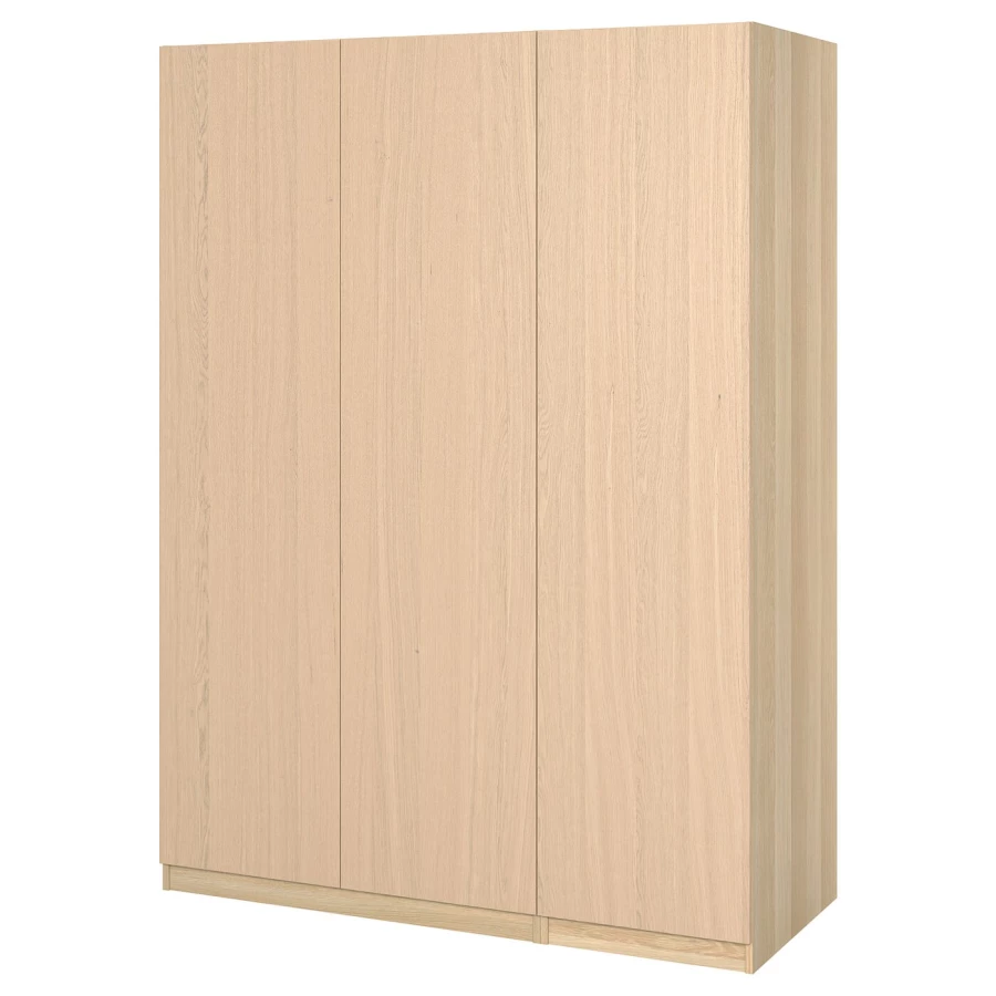 Шкаф - IKEA PAX/FORSAND/ПАКС/ФОРСАНД ИКЕА, 150х60х201,2 см, светло-коричневый (изображение №2)