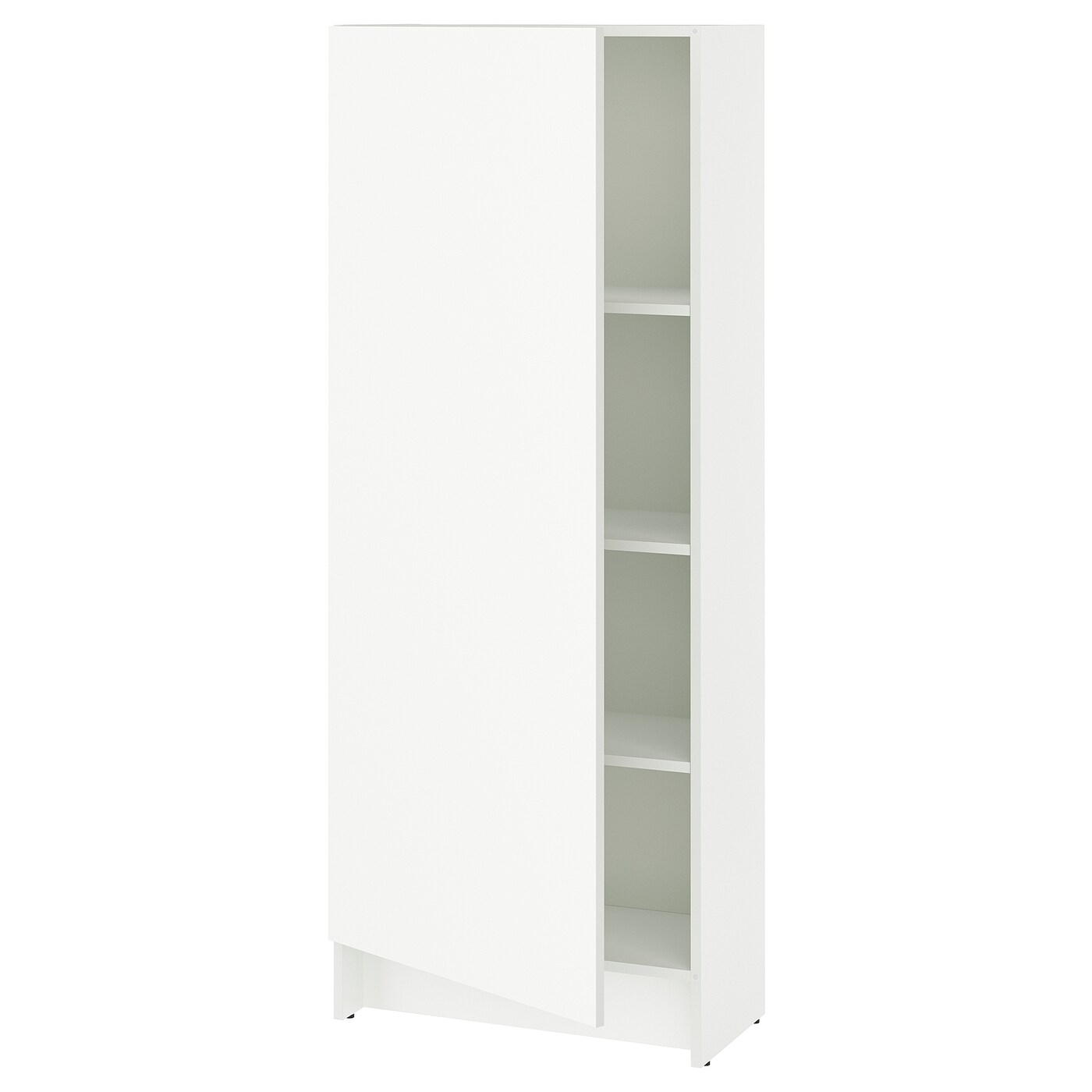 Высокий напольный шкаф - IKEA KNOXHULT/ИКЕА КНОКСХУЛЬТ, 153 см х 60 см х 31 см , белый