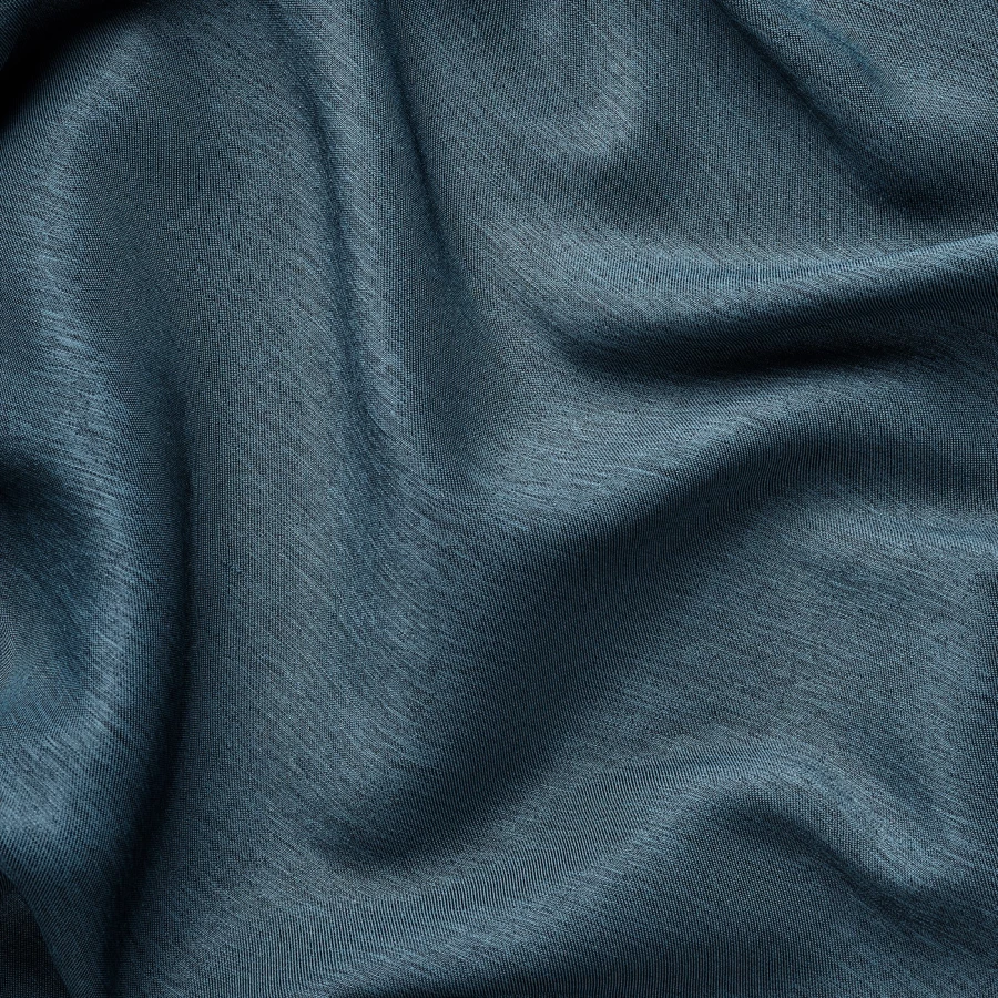 Затемняющая штора, 2 шт. - IKEA BLÅHUVA/BLAHUVA, 300х145 см, темно-синий, БЛОХУВА ИКЕА (изображение №7)