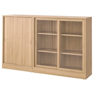 Комбинация с раздвижными дверями - TONSTAD IKEA /ТОНСТАД ИКЕА, 202х37х120 см, светло-коричневый