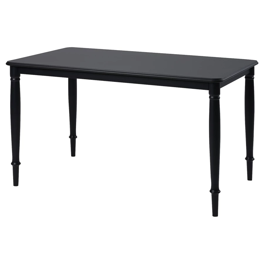 DANDERYD обеденный стол ИКЕА 130х80 см, черный (изображение №1)