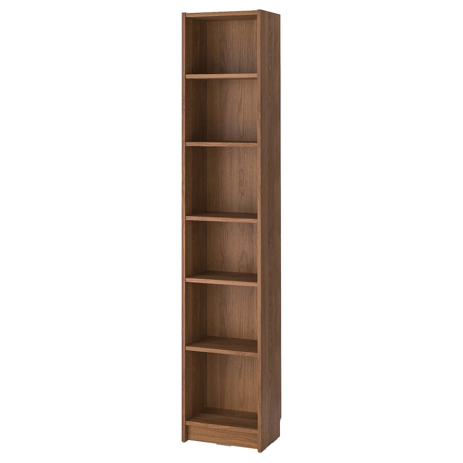 Книжный шкаф -  BILLY IKEA/ БИЛЛИ ИКЕА, 40х28х202 см, коричневый (изображение №1)