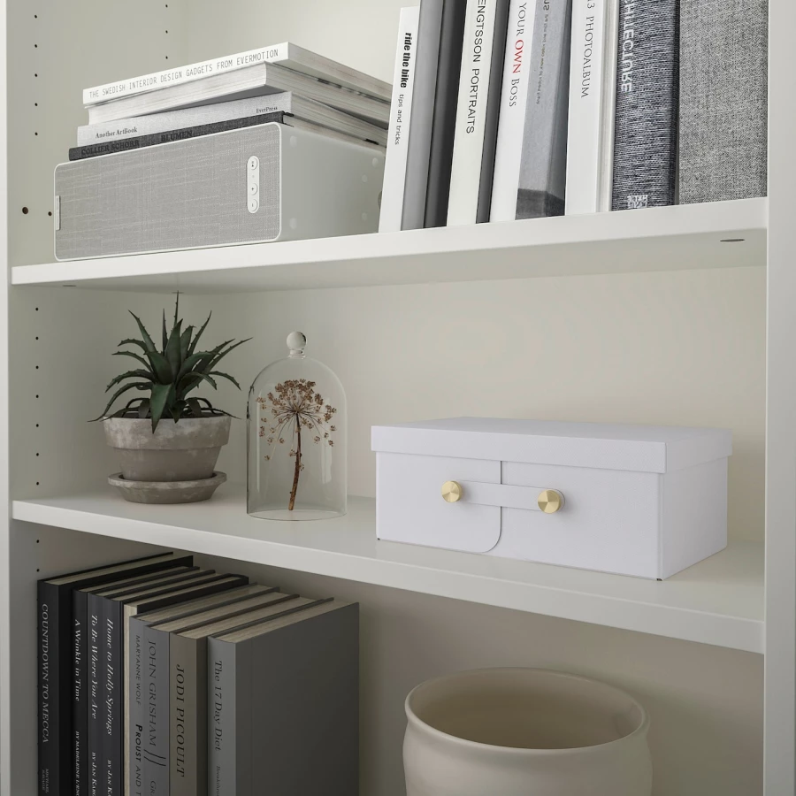 Коробка с отделениями - SPINNROCK IKEA/ СПИННРОКК ИКЕА, 25х16х10 см, белый (изображение №2)