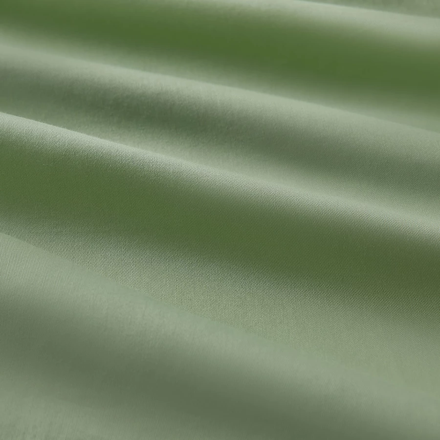 Комплект постельного белья - BERGFINK IKEA/  БЕРГФИНК ИКЕА,  белый/зеленый (изображение №9)