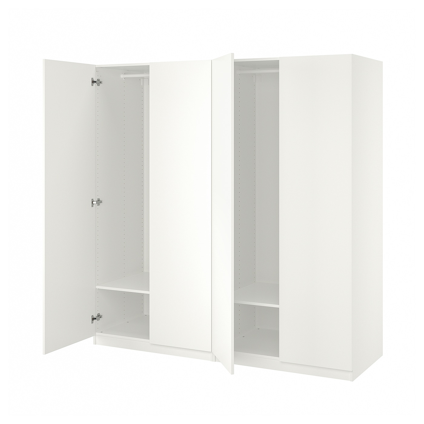 Гардероб - IKEA PAX/FORSAND/ПАКС/ФОРСАНД ИКЕА, 200x60x201 см, белый
