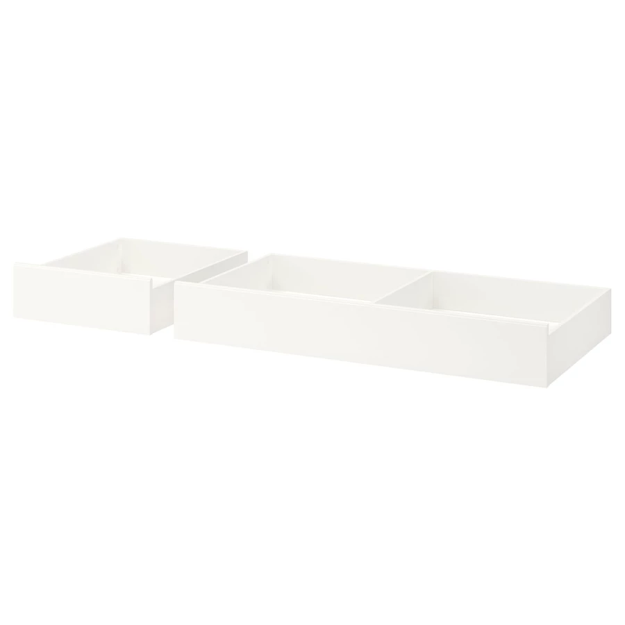 Ящик для каркаса кровати - IKEA SONGESAND/СОНГЕСАНД ИКЕА, 23х67х199 см, белый (изображение №1)