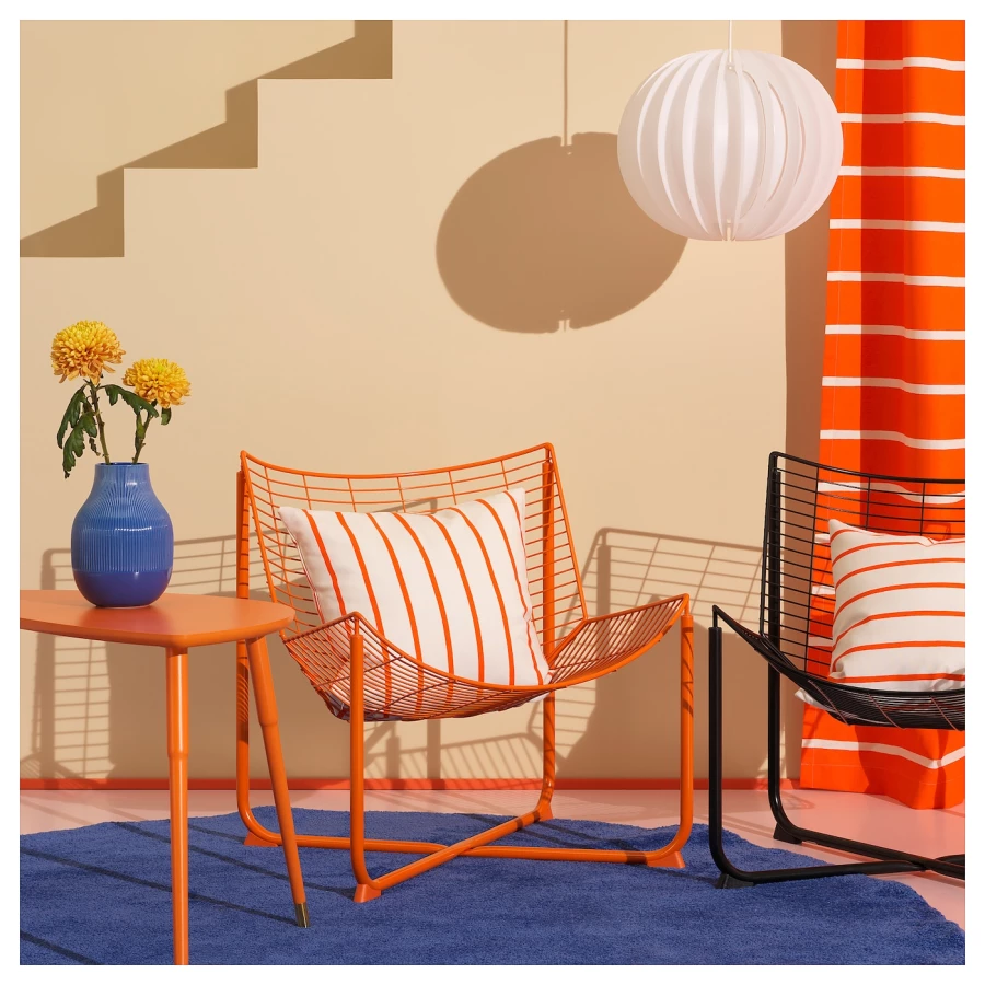 Кресло - IKEA SKÅLBODA/SKALBODA, 71x69x64см, оранжевый, СКОЛБОДА ИКЕА (изображение №2)