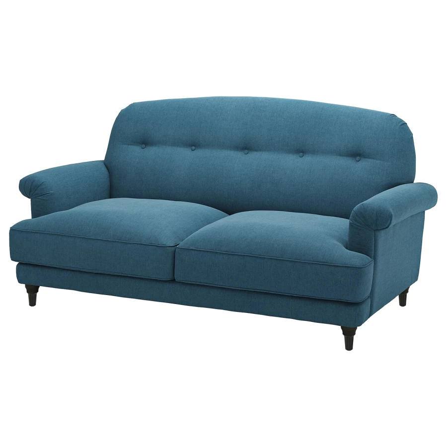 2-местный диван - IKEA ESSEBODA, 94x96x192cм, синий, ЭССЕБОДА ИКЕА (изображение №1)