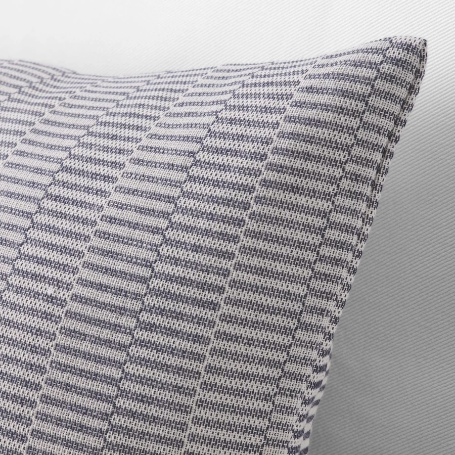 Чехол на подушку - PLOMMONROS IKEA/ ПЛОММОНРОС  ИКЕА, 50х50 см,  светло-серый (изображение №3)