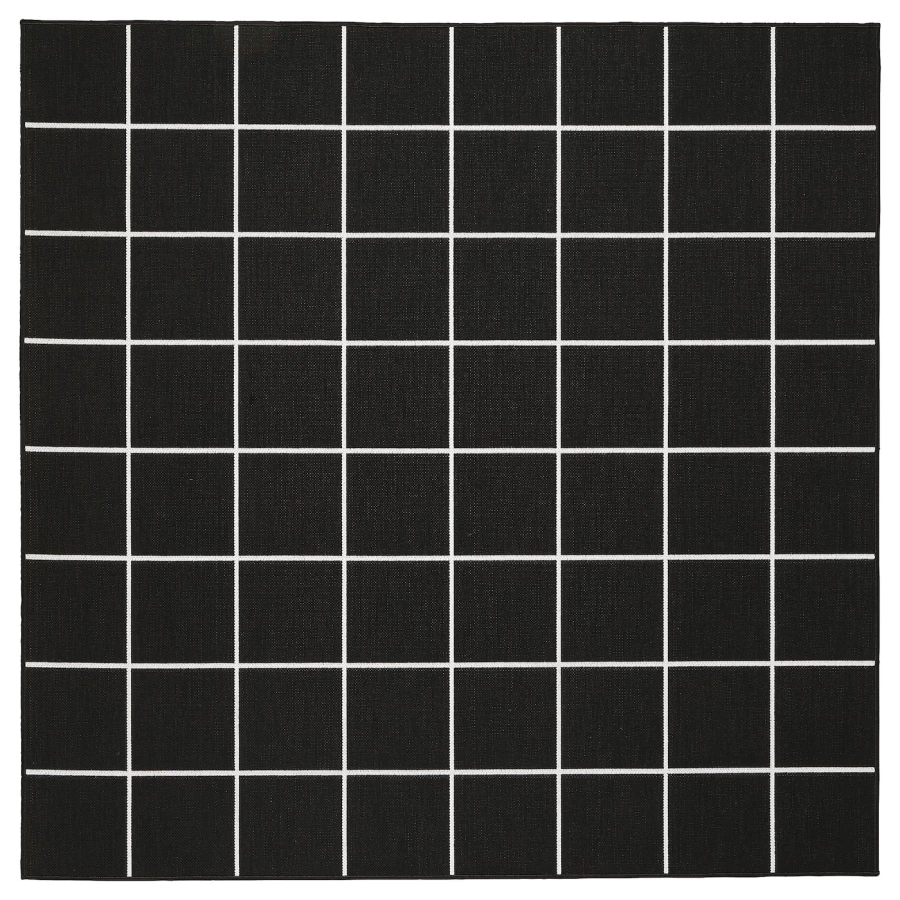 Коврик - IKEA SVALLERUP/СВАЛЛЕРУП ИКЕА, 200х200 см, черный (изображение №1)