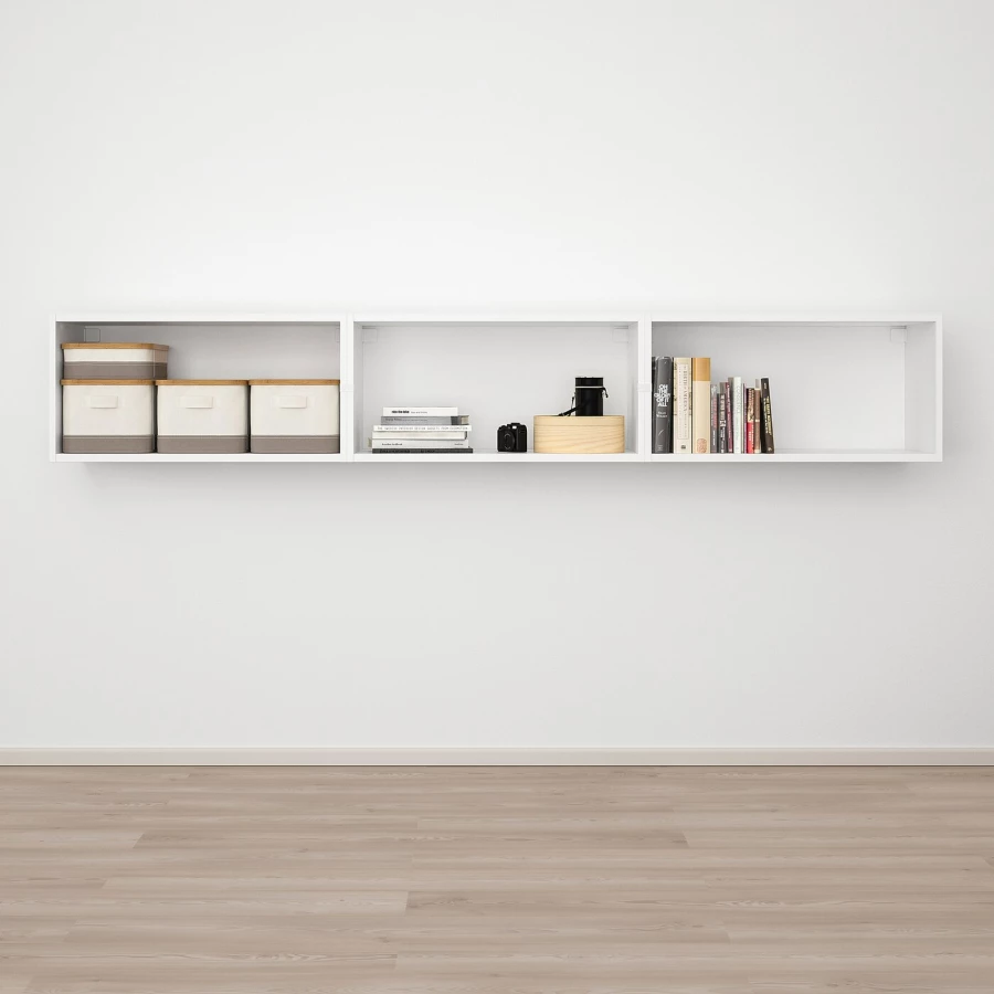 Навесной шкаф - IKEA PLATSA, 240x42x40см, белый, ПЛАТСА ИКЕА (изображение №3)