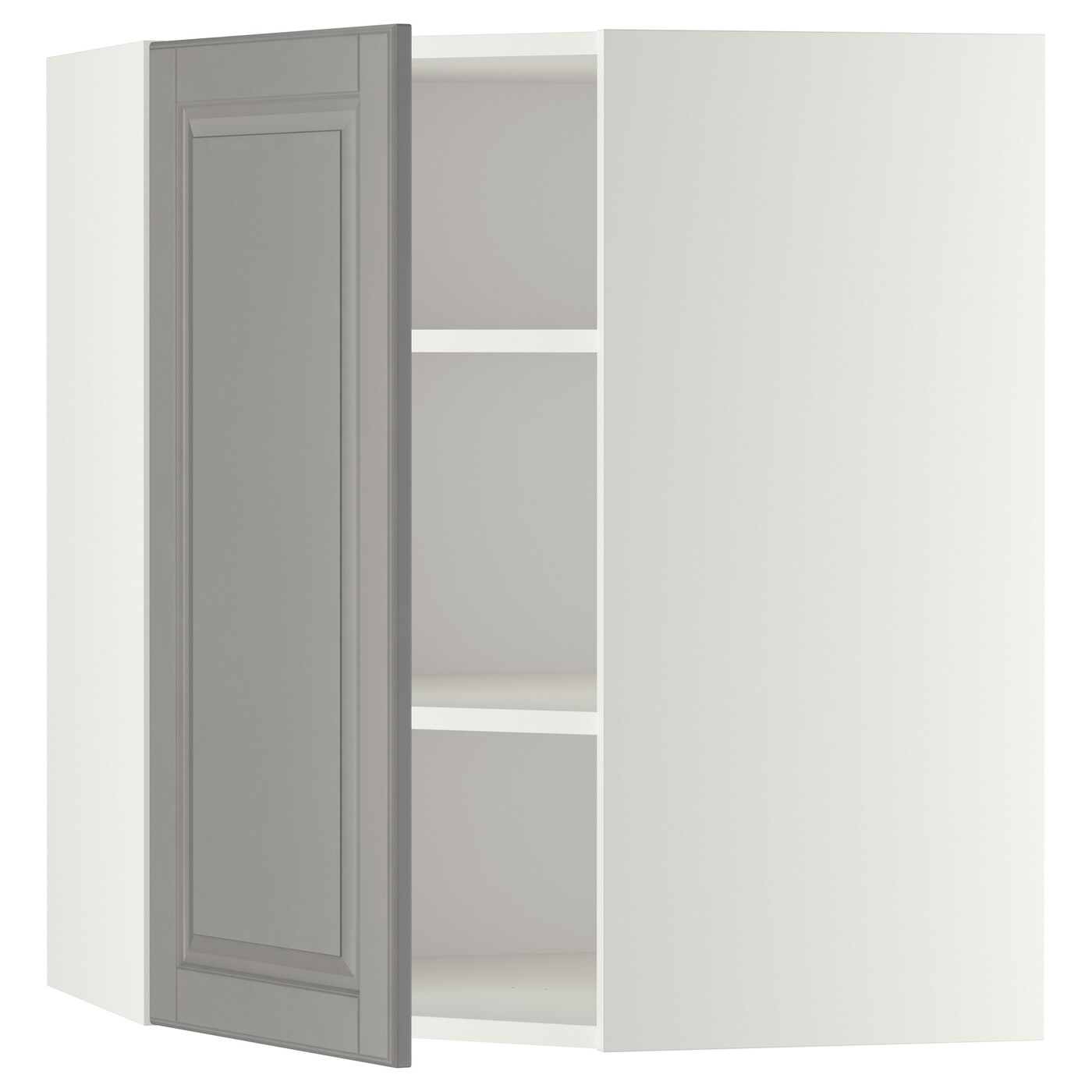 METOD Навесной шкаф - METOD IKEA/ МЕТОД ИКЕА, 80х68 см, белый/серый
