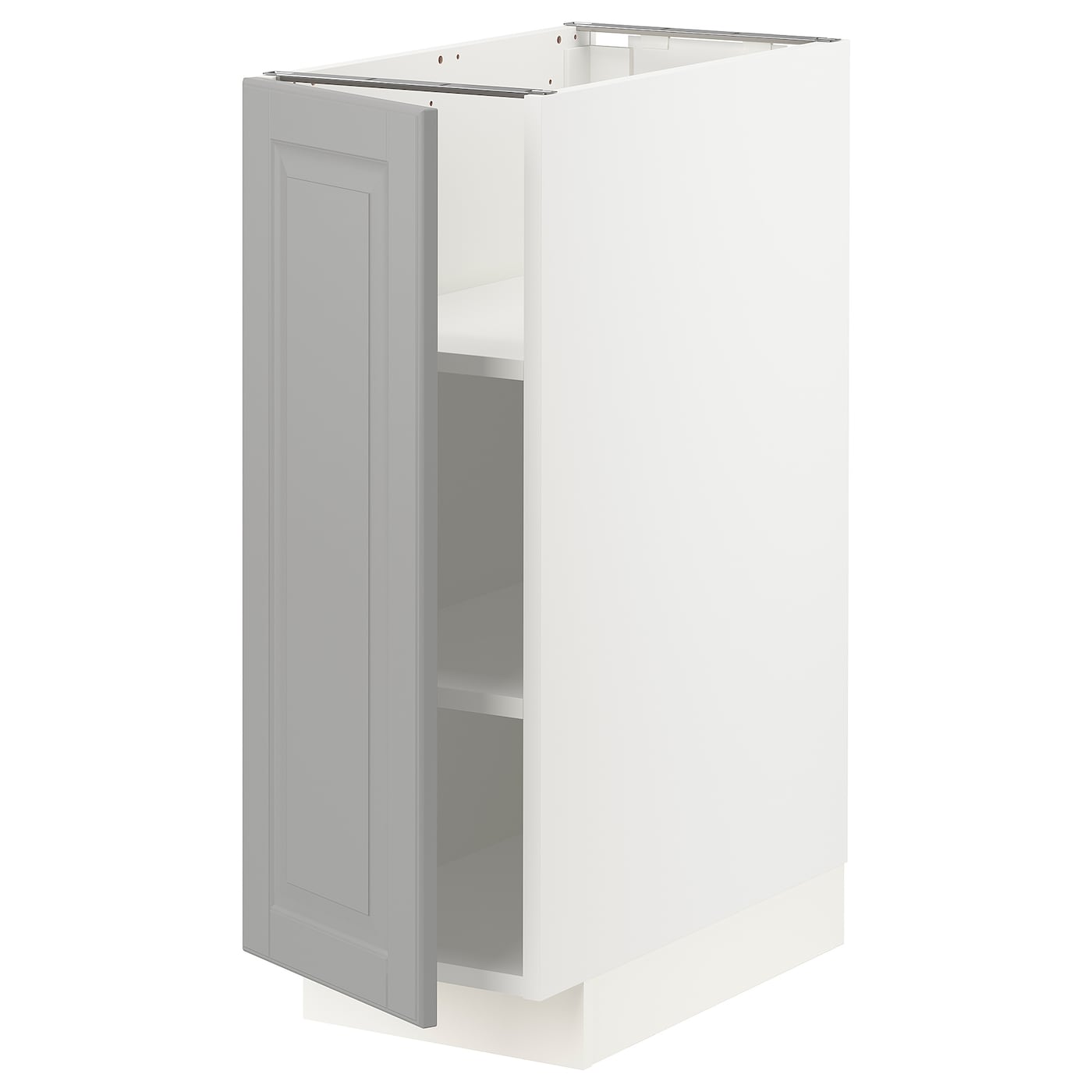 Напольный шкаф - IKEA METOD, 88x62x30см, белый/светло-серый, МЕТОД ИКЕА