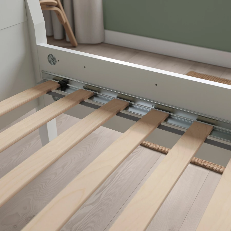 Реечное дно кровати - LURÖY /LURОY  IKEA/ ЛУРОЙ ИКЕА, 120х200 см, бежевый (изображение №3)