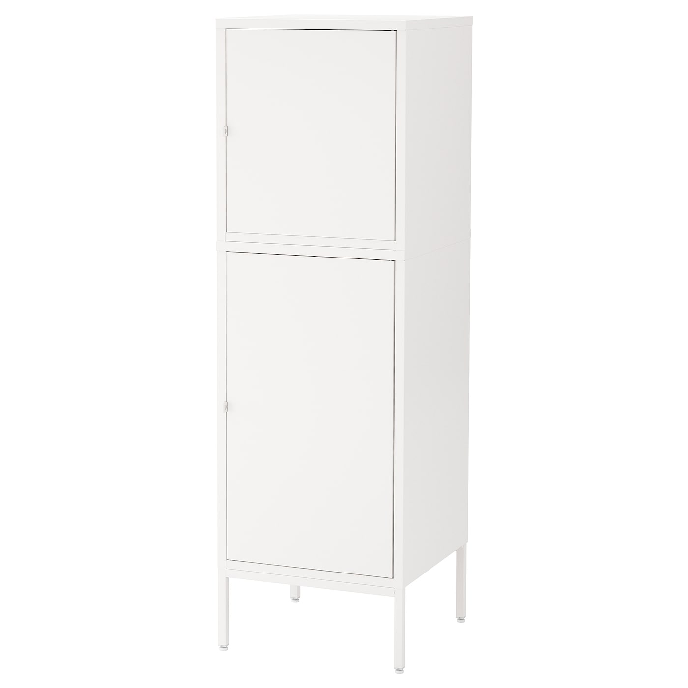 Комбинация с дверями - IKEA HÄLLAN/HALLAN/ХЭЛЛАН ИКЕА, 142х47х45 см, белый