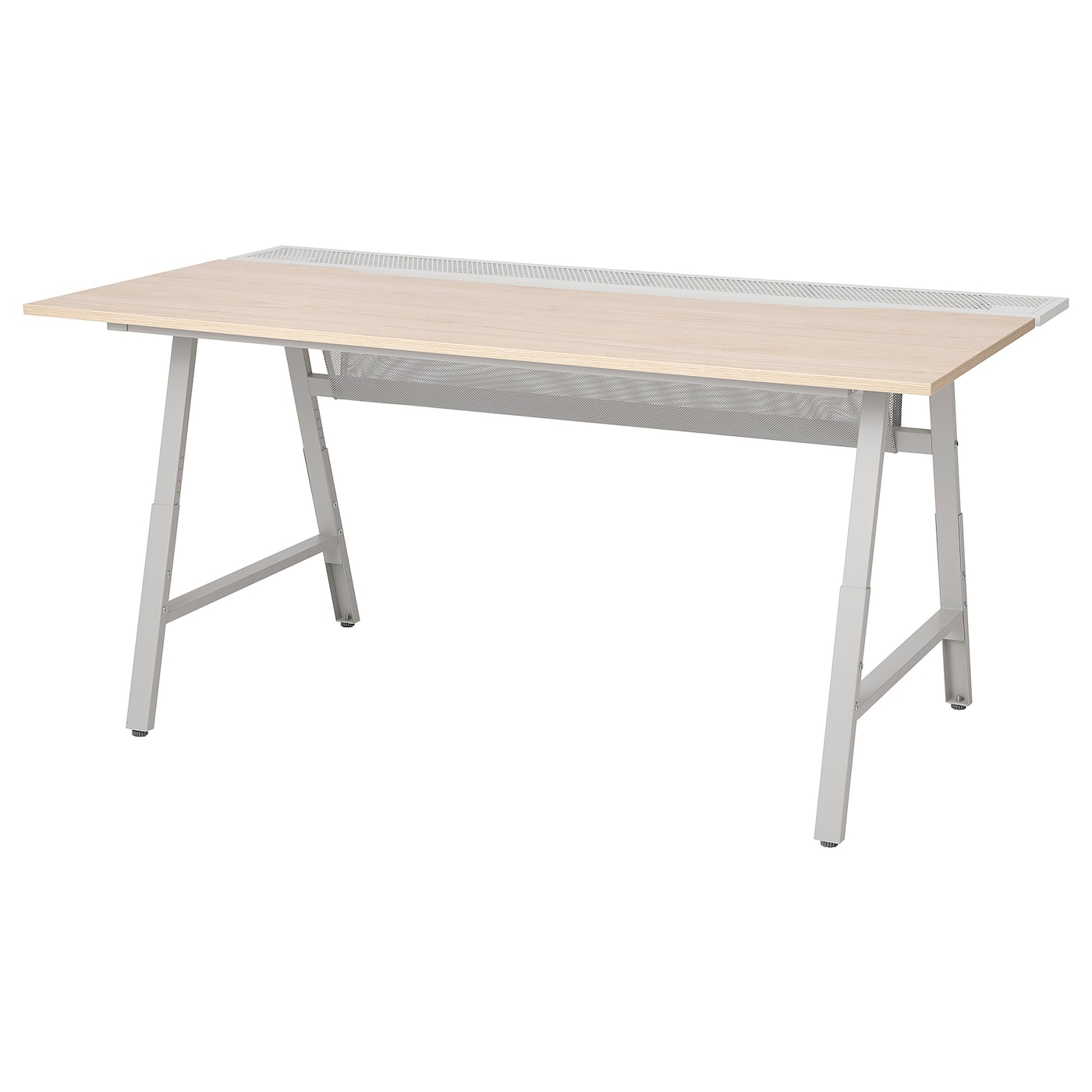 Игровой стол - IKEA UTESPELARE, с эффектом ясеня/серый, 160х80, УТЕСПЕЛАРЕ ИКЕА  ИКЕА
