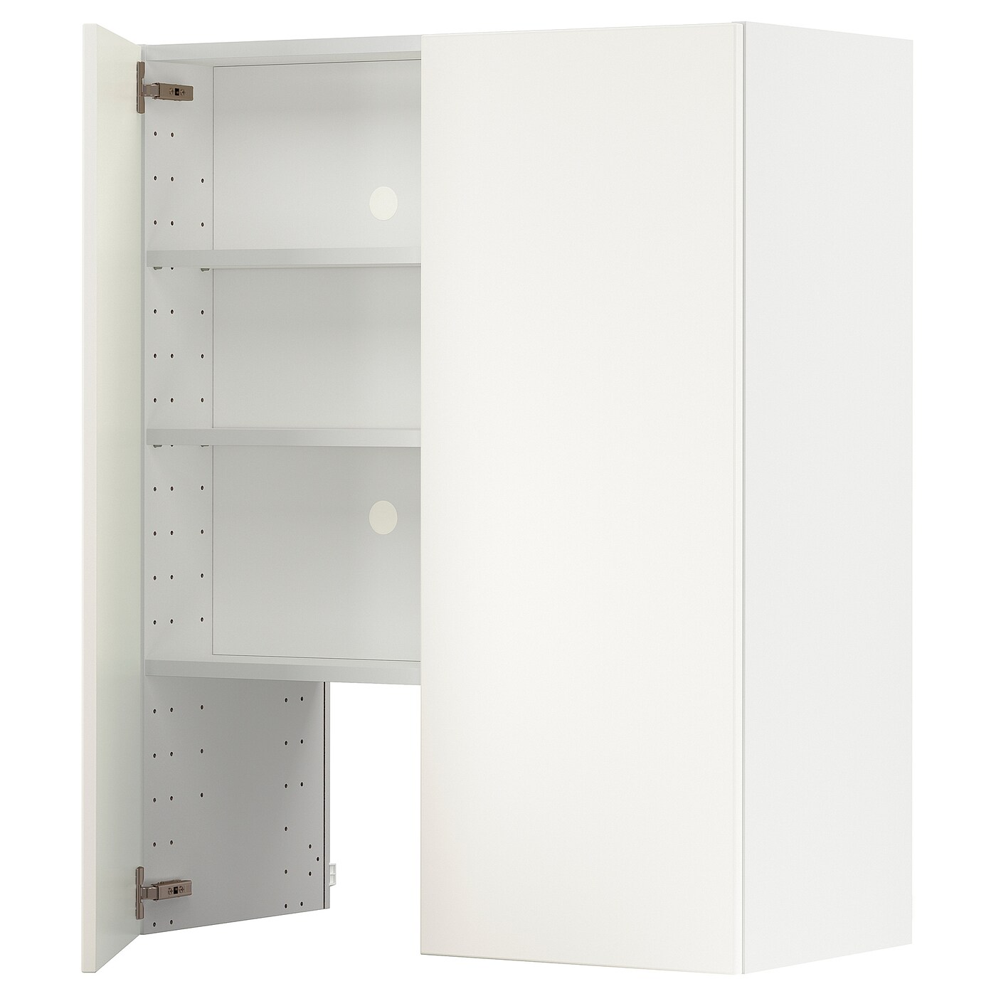 Навесной шкаф с полкой - METOD IKEA/ МЕТОД ИКЕА, 100х80 см, белый