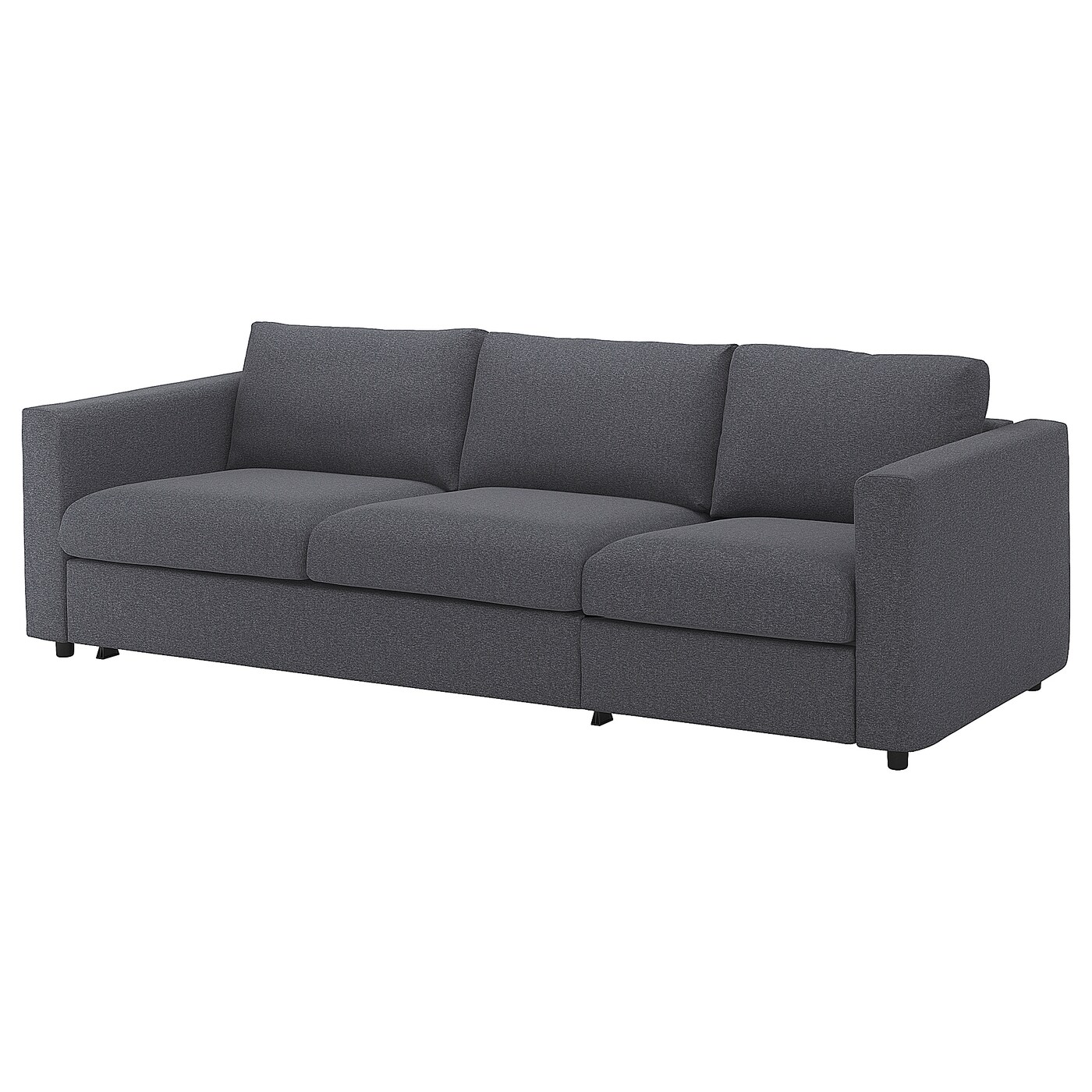 Чехол на 3-местный диван  - IKEA  VIMLE/ВИМЛЕ ИКЕА,серый