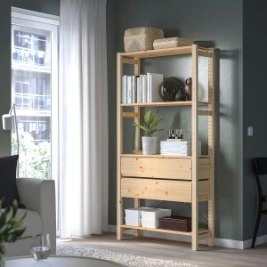 Стеллаж - IKEA IVAR, 89х30х179 см, сосна, ИВАР ИКЕА
