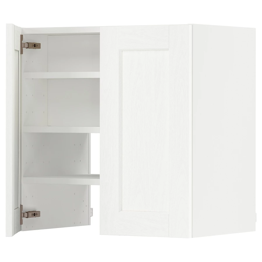 Навесной шкаф с полкой - METOD IKEA/ МЕТОД ИКЕА, 60х60 см, белый (изображение №1)