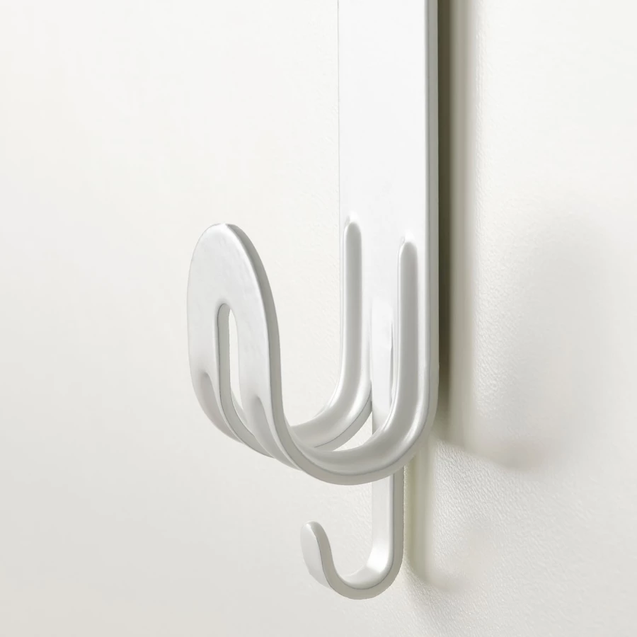 Вешалка на дверь - SEKINER IKEA/ СЕКИНЕР ИКЕА, 9х2,5 см, белый (изображение №2)