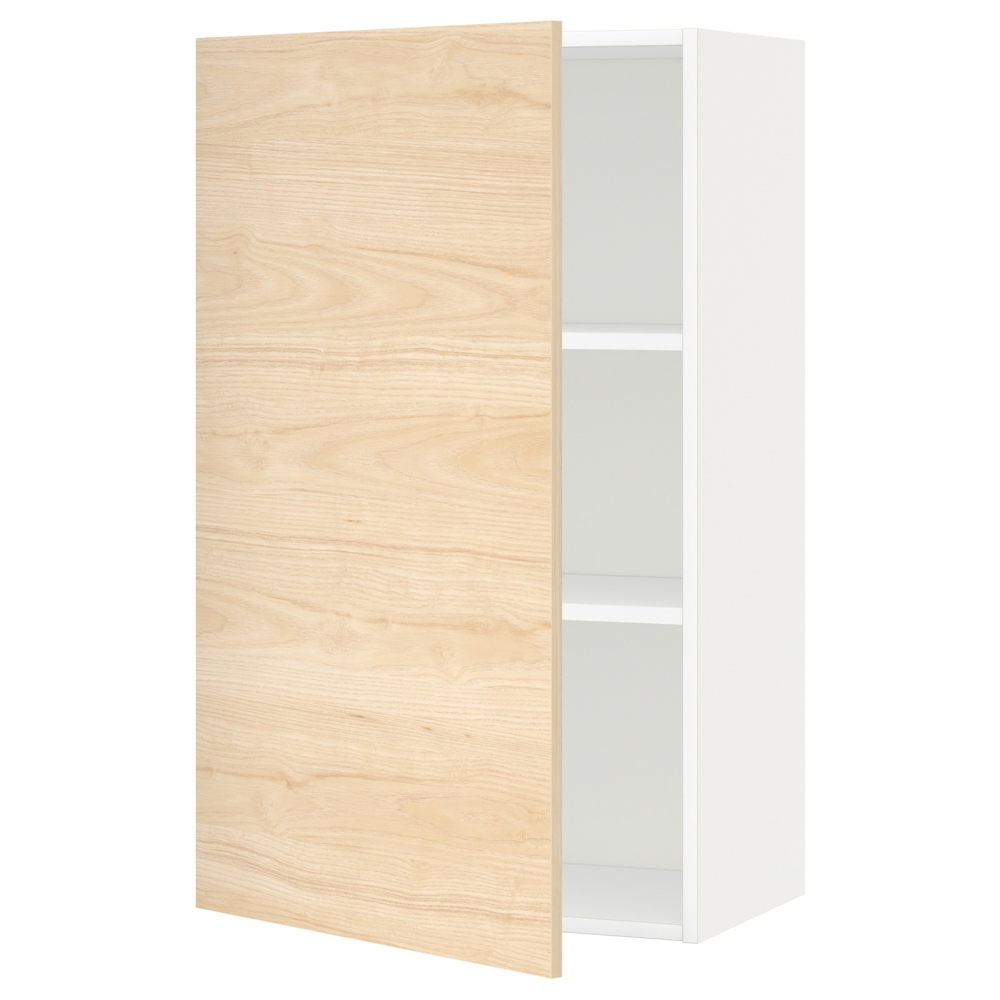 Навесной шкаф с полкой - METOD IKEA/ МЕТОД ИКЕА, 100х60 см, белый/под беленый дуб