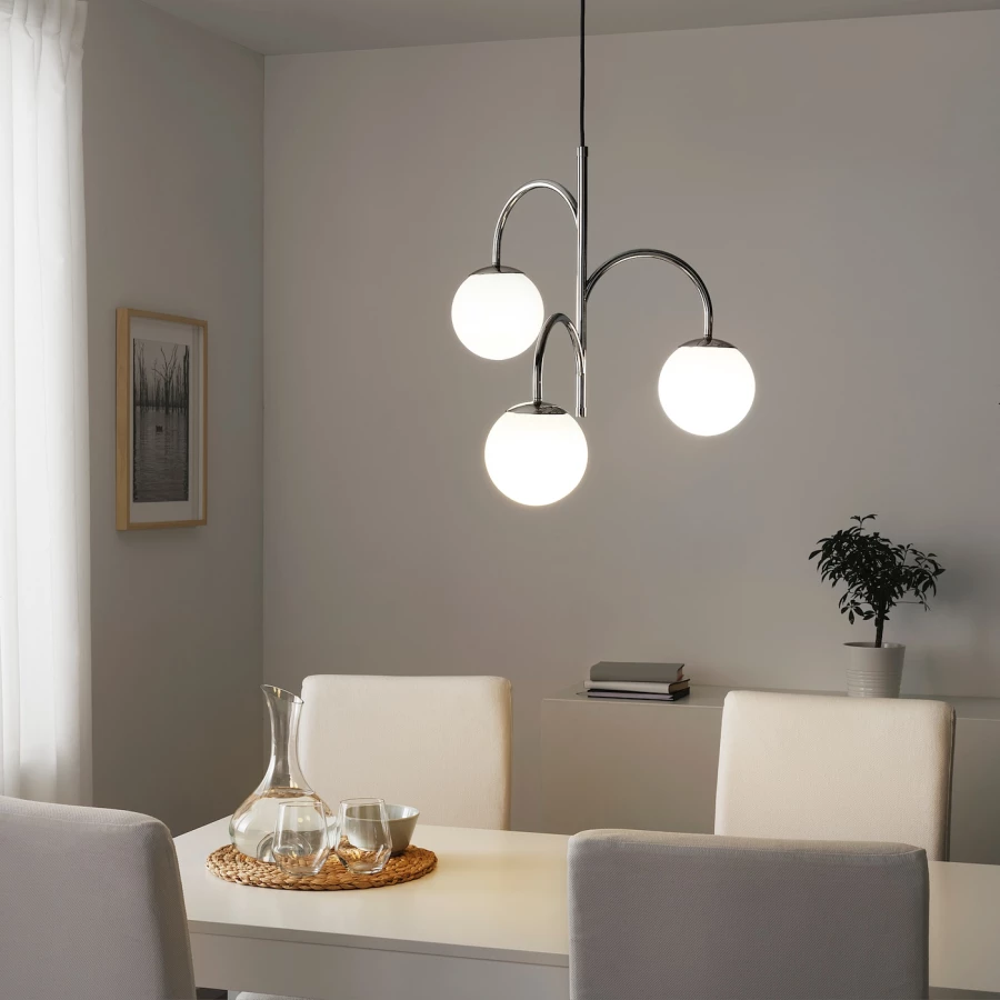 Подвесной светильник - SIMRISHAMN IKEA / СИМРИСХАМН ИКЕА, 55 см, белый ИКЕА, 55 см, белый (изображение №2)