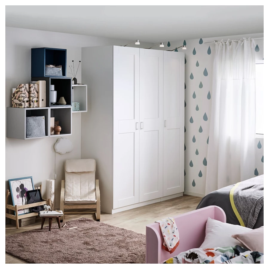 Дверца шкафа - GRIMO  IKEA/ ГРИМО ИКЕА, 50х195 см, белый (изображение №2)