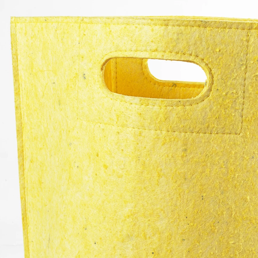 Хозяйственная сумка - IKEA VÄXELBRUK/VAXELBRUK, 44х40 см, желтый, ВОКСЕЛЬБРУК ИКЕА (изображение №2)