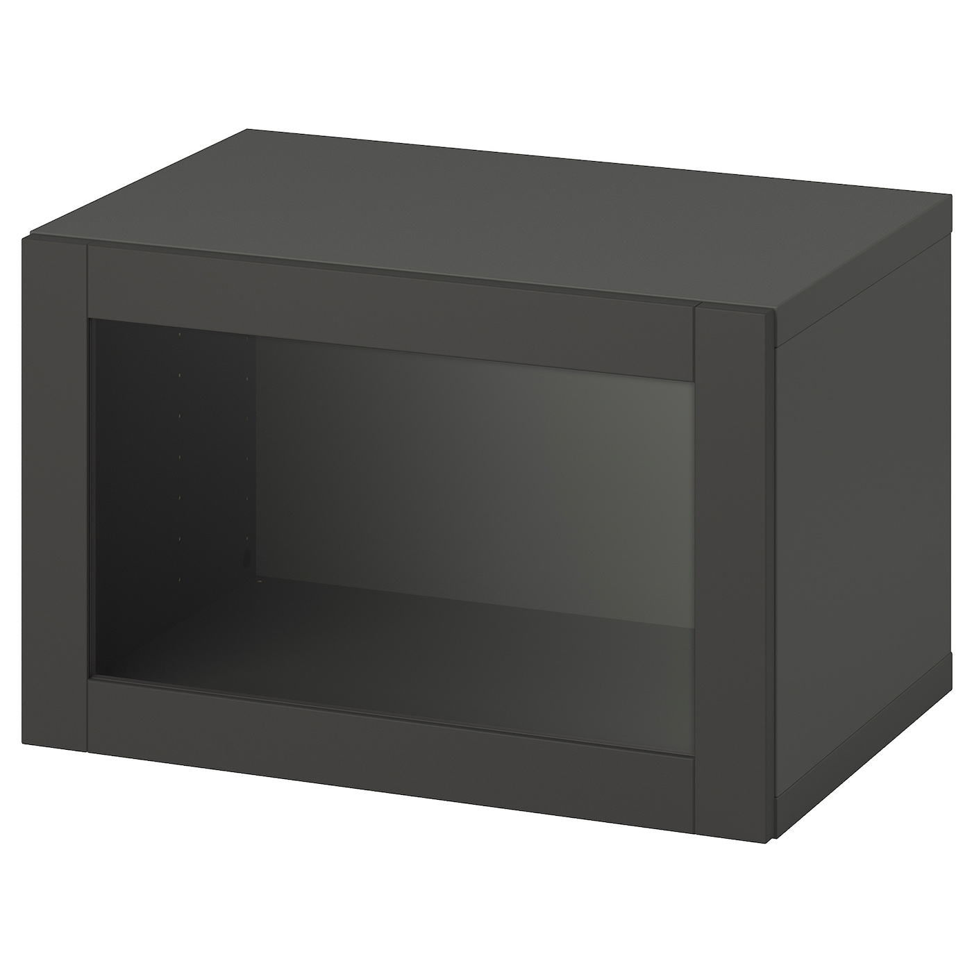 Комбинация для хранения - BESTÅ/ BESTА IKEA/ БЕСТА/БЕСТО ИКЕА, 60х38 см,  темно-серый