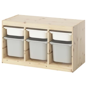 TROFAST Стеллаж с контейнерами ИКЕА