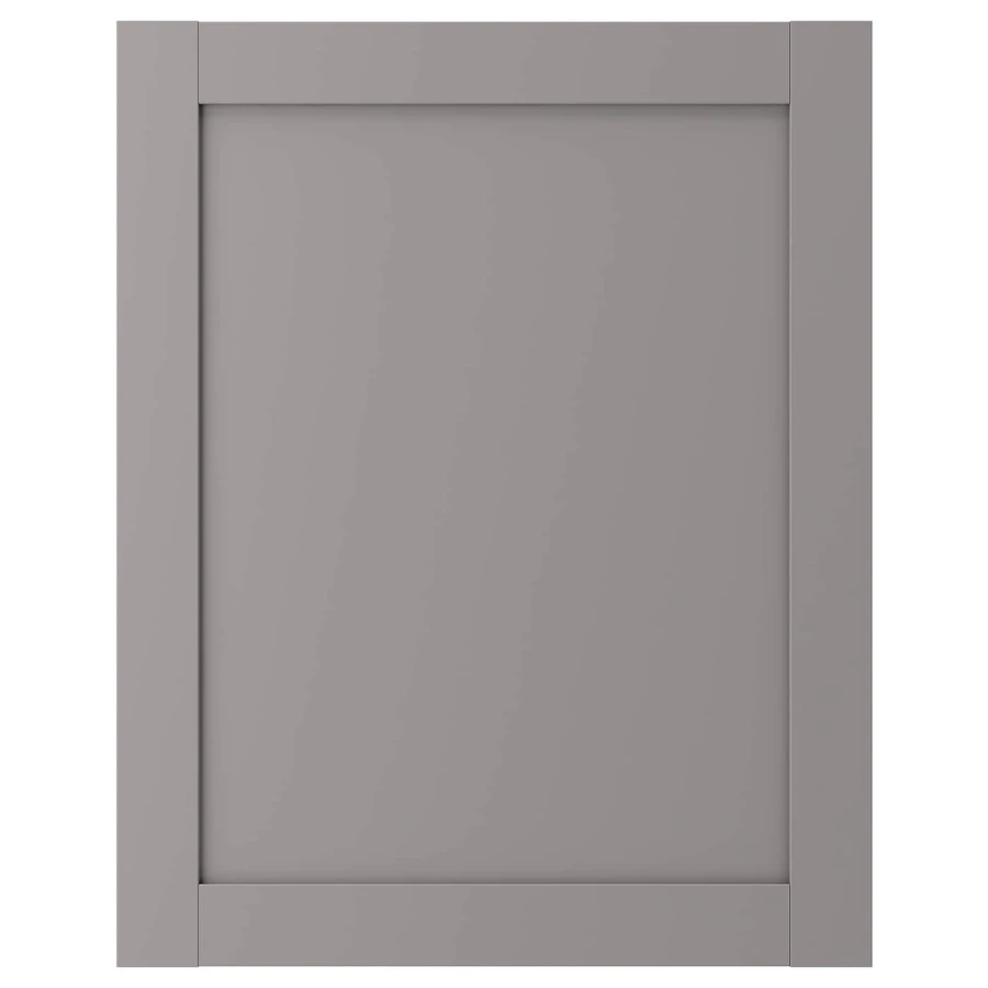 Дверца - EKET IKEA/ЭКЕТ ИКЕА, 60x75 см, серый (изображение №1)