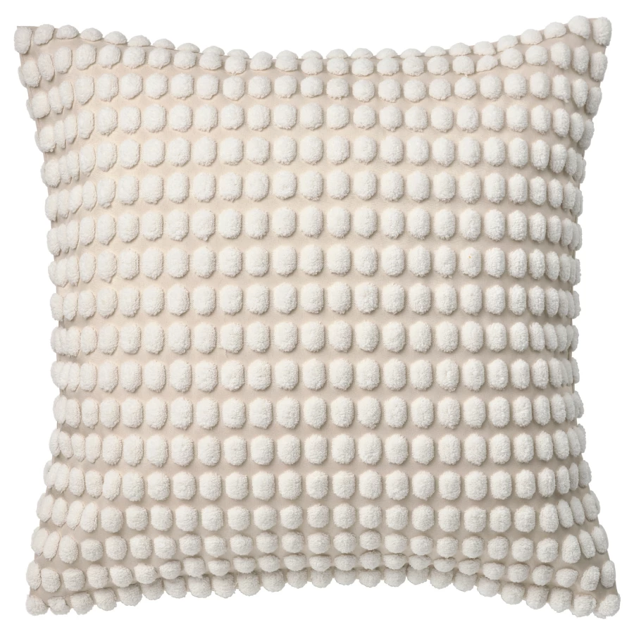 Чехол на подушку - SVARTPOPPEL  IKEA/ СВАРТПОППЕЛ ИКЕА, 50х50 см,  кремовый (изображение №1)