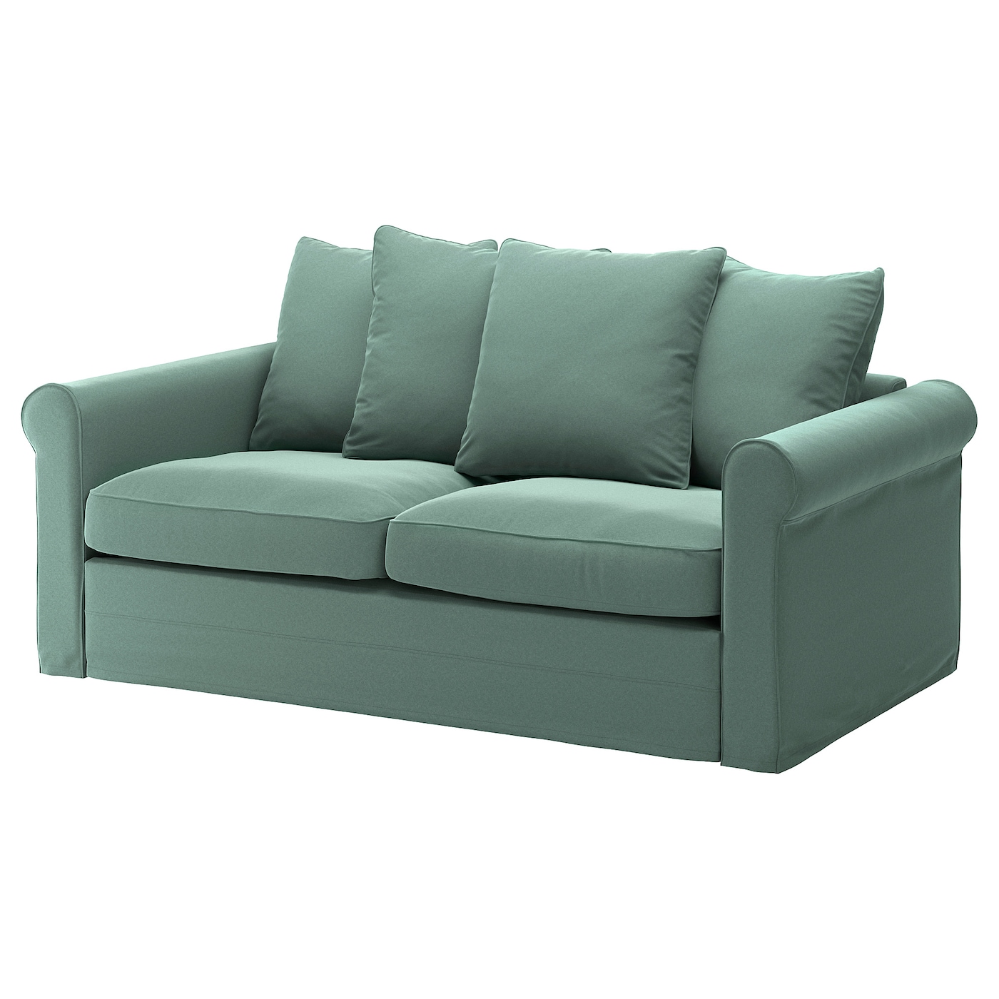 2-местный диван - IKEA GRÖNLID/GRONLID/ГРЁНЛИД ИКЕА, 104х98х196 см, бирюзовый