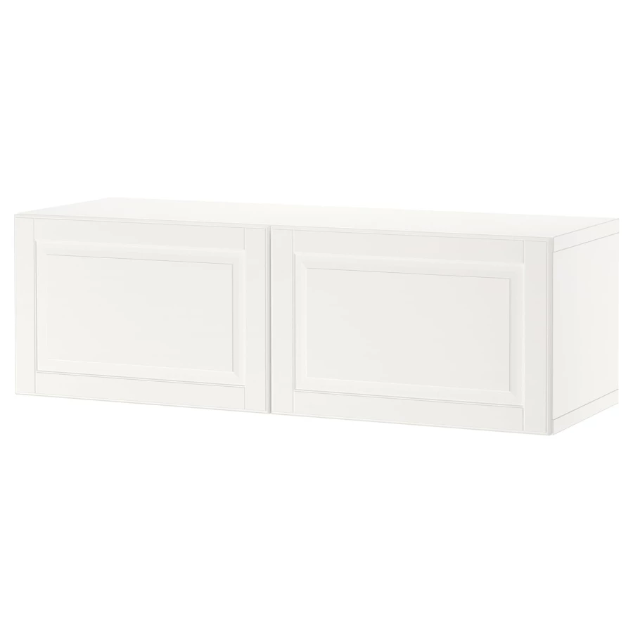 Шкаф - IKEA BESTÅ/BESTA/БЕСТО ИКЕА, 120x42x38 см, белый (изображение №1)