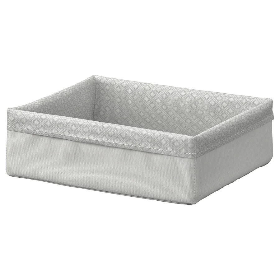 Коробка - BAXNA IKEA/ БАКСНА ИКЕА, 17х20х6 см, белый (изображение №1)