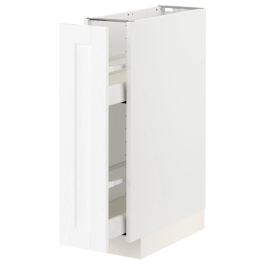 Напольный шкаф  - IKEA METOD MAXIMERA, 88x62x20см, белый, МЕТОД МАКСИМЕРА ИКЕА (изображение №1)
