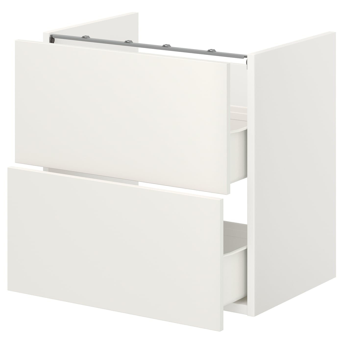 Тумба с ящиками - IKEA ENHET, 60x42x60см, белый, ЭХНЕТ ИКЕА