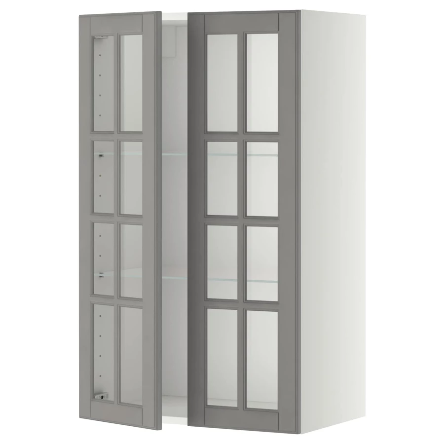 Шкаф  - METOD IKEA/ МЕТОД ИКЕА, 100х60 см, белый/серый (изображение №1)