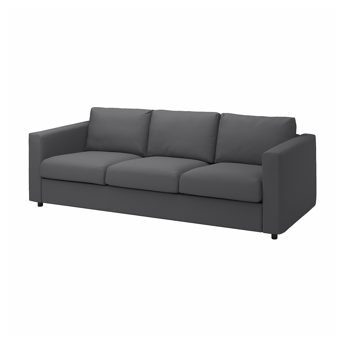 Чехол на 3-местный диван  - IKEA  VIMLE/ВИМЛЕ ИКЕА,серый