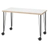 Письменный стол - IKEA LAGKAPTEN/KRILLE, 120х60 см, белый/черный, ЛАГКАПТЕН/КРИЛЛЕ ИКЕА