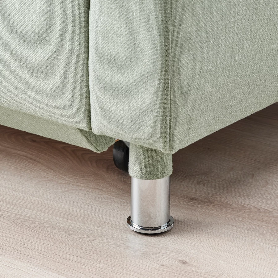 3-местный диван-кровать - IKEA LANDSKRONA, 84x92x223см, зеленый, ЛАНДСКРУНА ИКЕА (изображение №6)