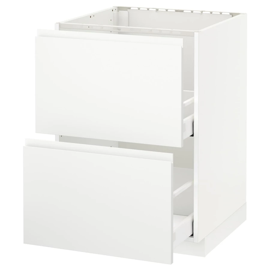Напольный шкаф - METOD / MAXIMERA IKEA/ МЕТОД/ МАКСИМЕРА ИКЕА,  60х60 см, белый (изображение №1)
