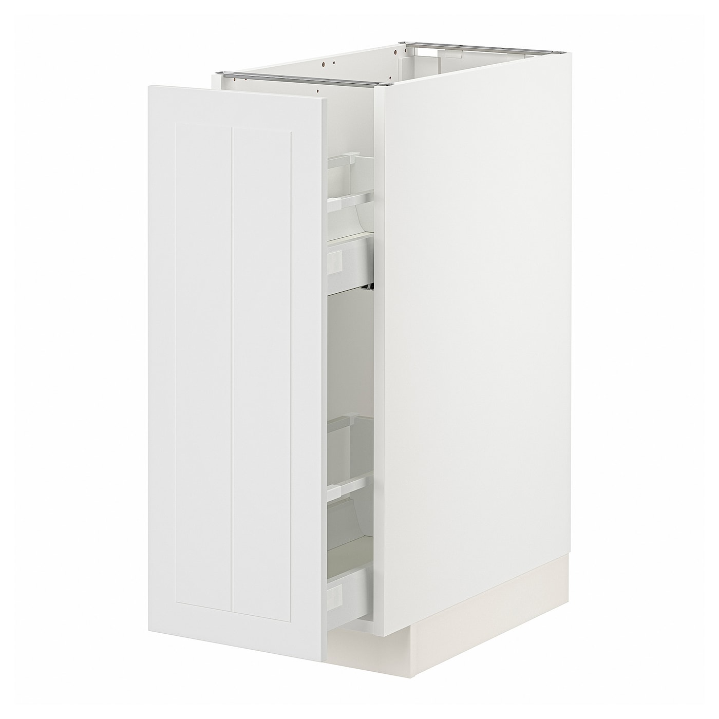 Напольный шкаф - IKEA METOD MAXIMERA, 88x62x30см, белый, МЕТОД МАКСИМЕРА ИКЕА