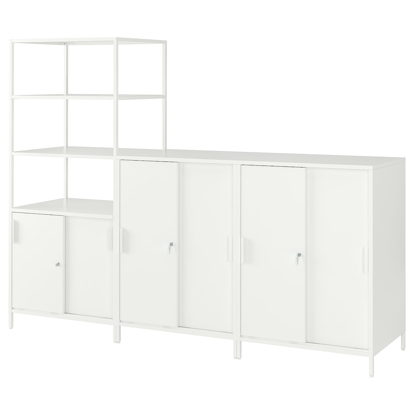 Шкаф - TROTTEN IKEA/ ТРОТТЕН ИКЕА,  240х180 см, белый