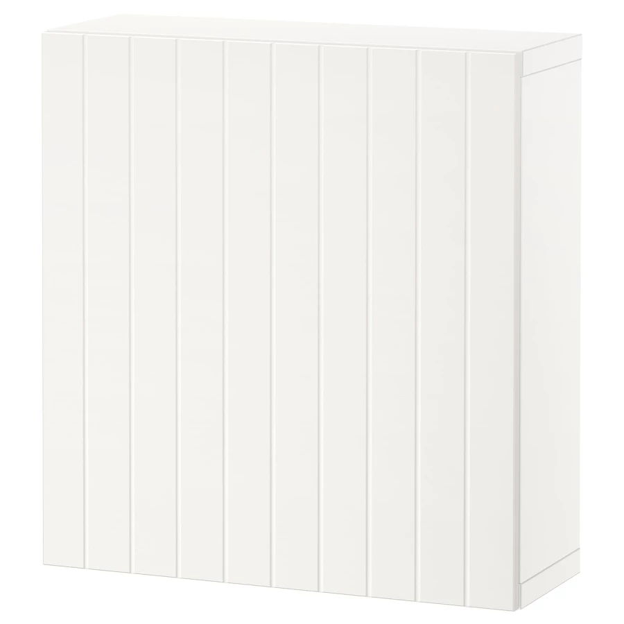 Шкаф - IKEA BESTÅ/BESTА /БЕСТО ИКЕА, 60x22x64 см, белый (изображение №1)