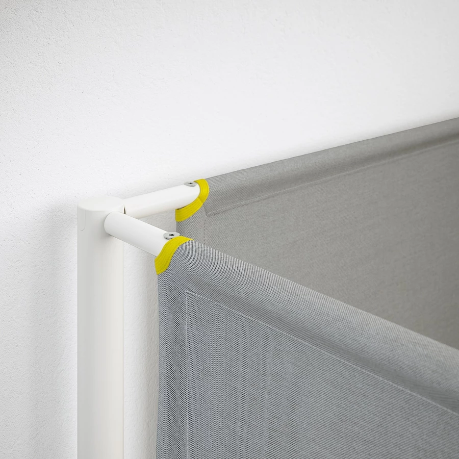 Кровать двухъярусная - IKEA VITVAL/ВИТВАЛ ИЕКА, 90x200 см, серый (изображение №4)
