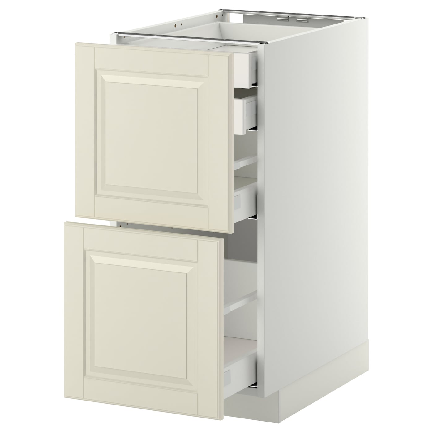 Напольный кухонный шкаф  - IKEA METOD MAXIMERA, 80x61,9x40см, белый/бежевый, МЕТОД МАКСИМЕРА ИКЕА