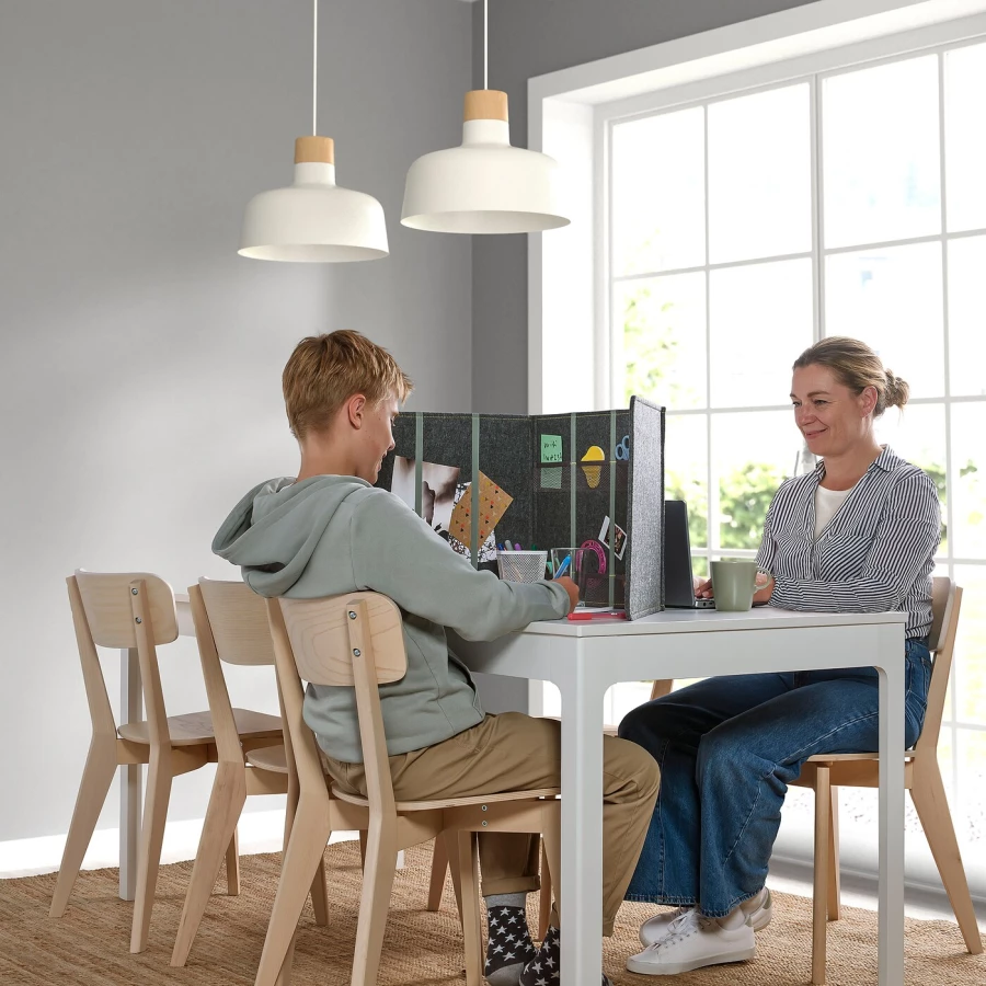 Разделитель стола с отделениями -  ÖVNING /ОVNING  IKEA/ ОВНИНГ ИКЕА, 121х39 см, черный (изображение №4)